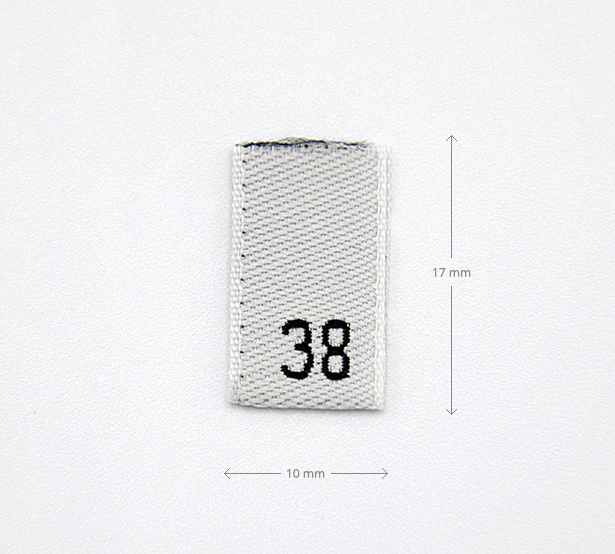 Size labels - EE Label Factory